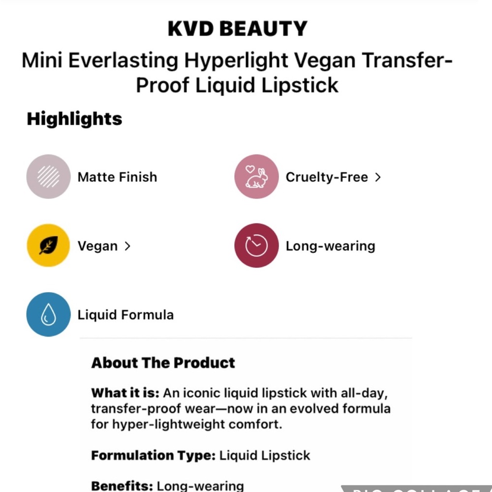 Queen of Poison Liquid Lipstick KVD BEAUTY - Picture 3 of 6